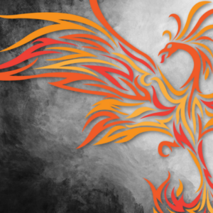 Artistic rendering of a Firebird. 